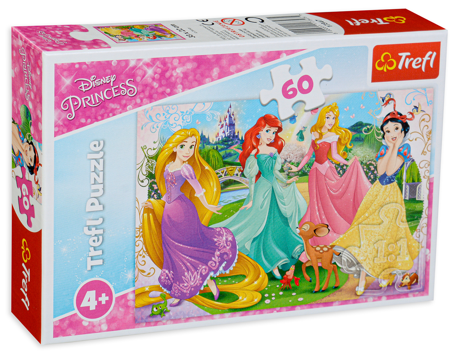Пъзел Trefl от 60 части - Принцесите на Дисни