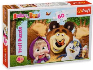 Пъзел Trefl от 60 части - Щастливият ден на Маша