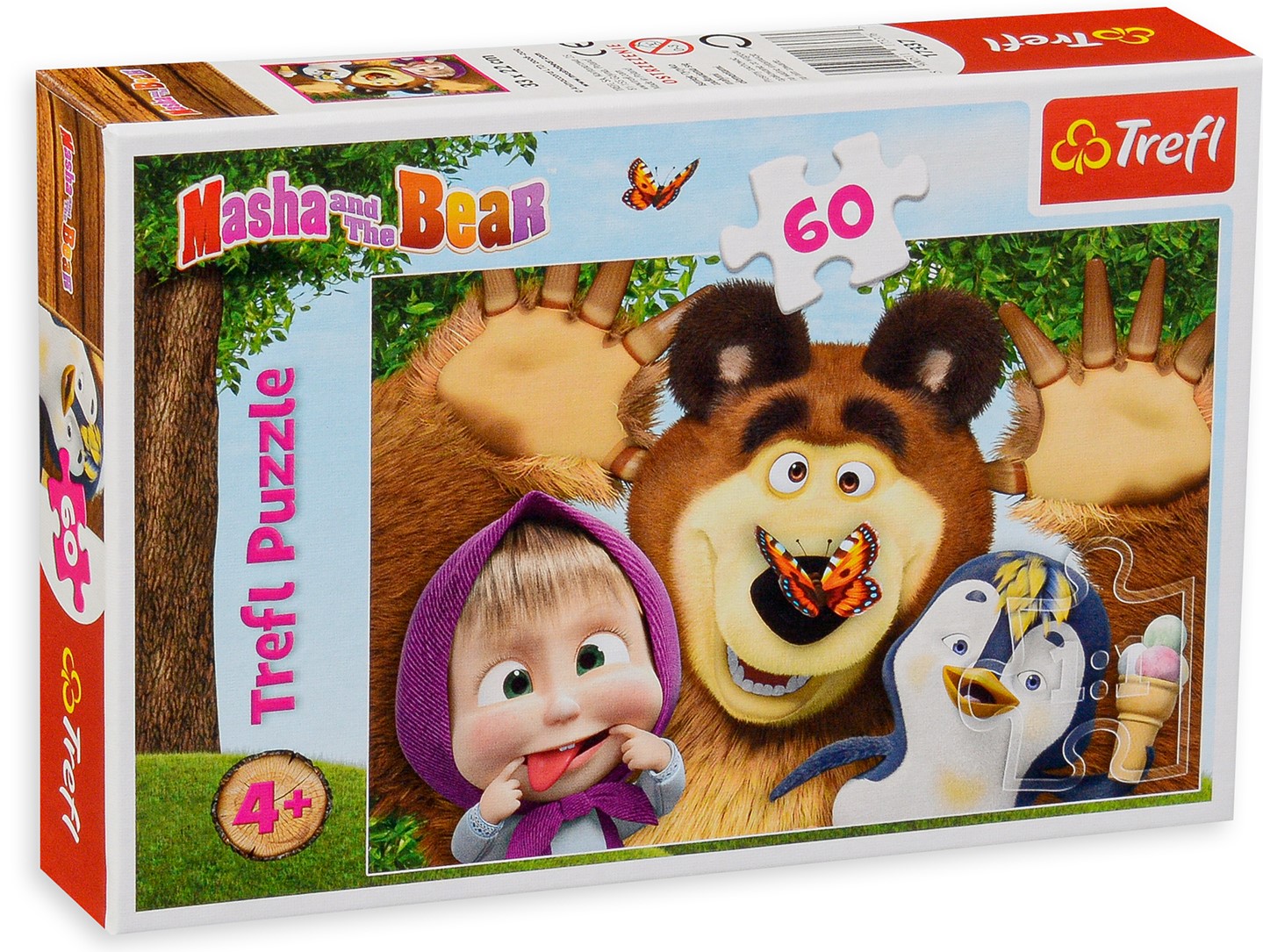 Пъзел Trefl от 60 части - Щастливият ден на Маша