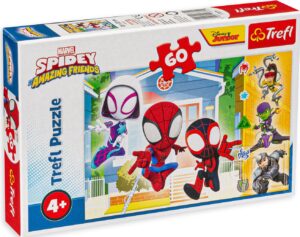 Пъзел Trefl от 60 части - Светът на Спайди
