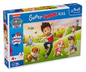 Пъзел Trefl от 60 XXL части - Усмихнати кучета