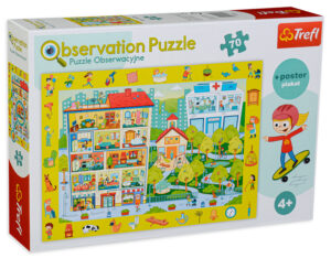 Пъзел Trefl от 70 части - Ние посещаваме града