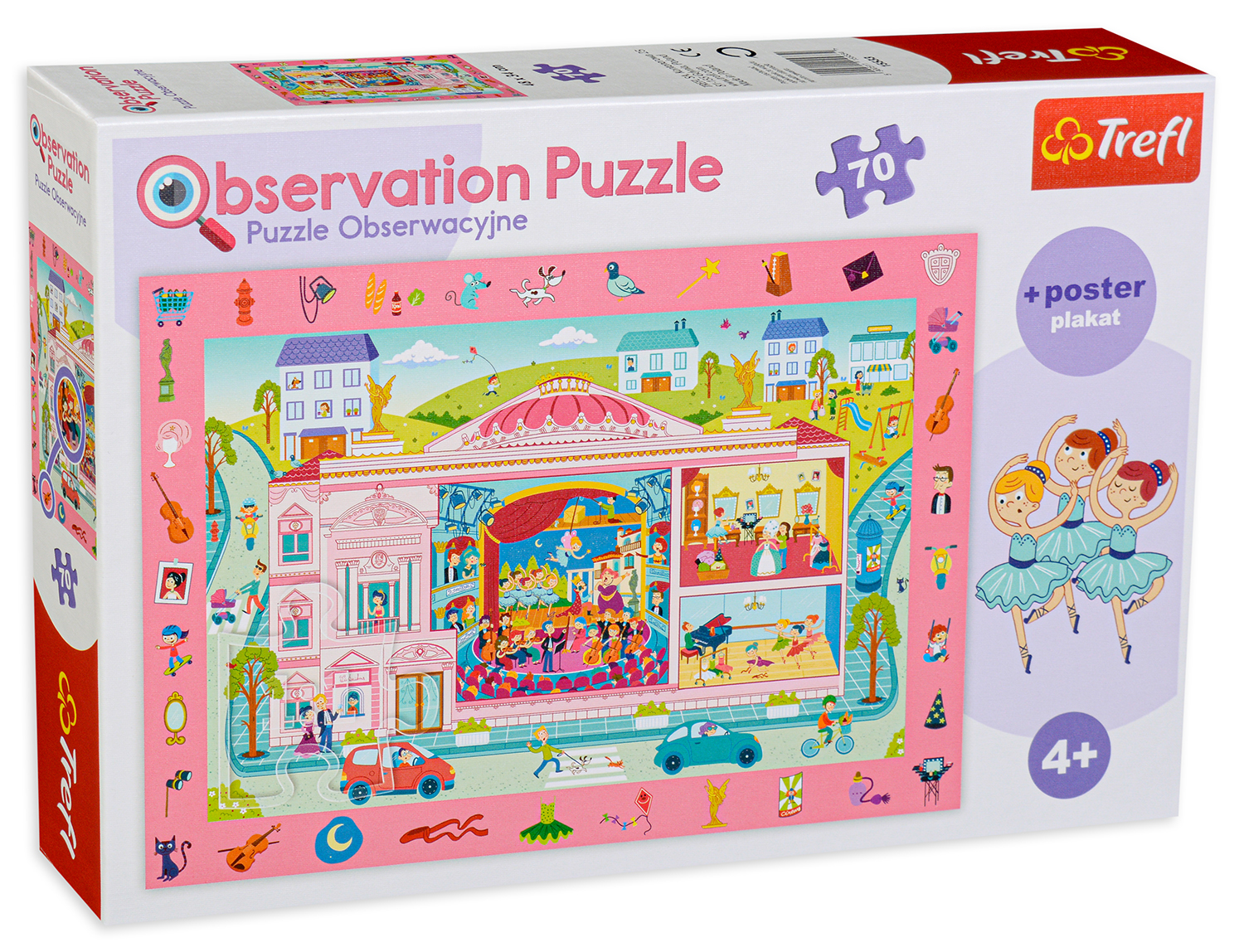 Пъзел Trefl от 70 части - Ние посещаваме операта