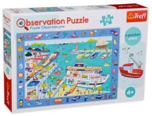 Пъзел Trefl от 70 части - Ние посещаваме пристанище