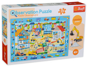 Пъзел Trefl от 70 части - Ние посещаваме строежа