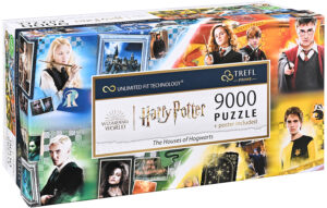 Панорамен пъзел Trefl от 9000 части - Домовете в Хогуортс