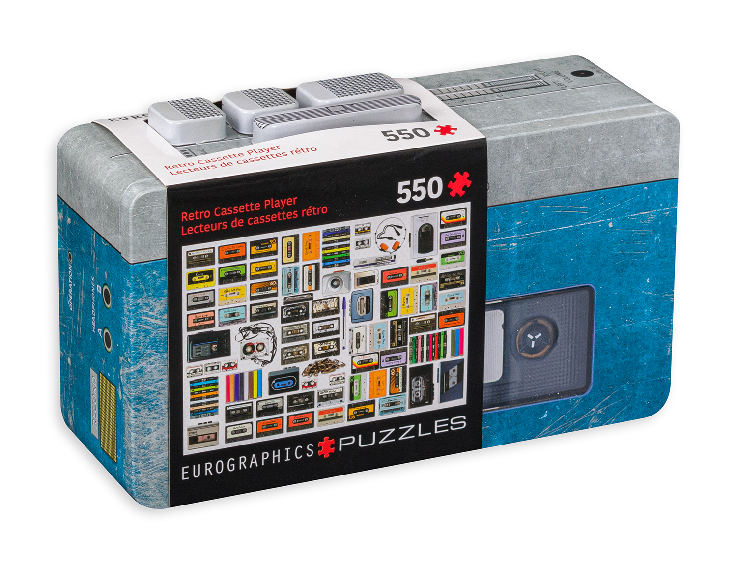 Пъзел в метална кутия Eurographics от 550 части - Музикален плейър