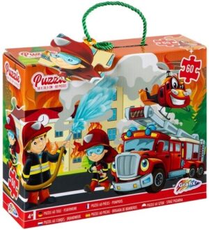 Пъзел за под Grafix от 60 части - Пожарна