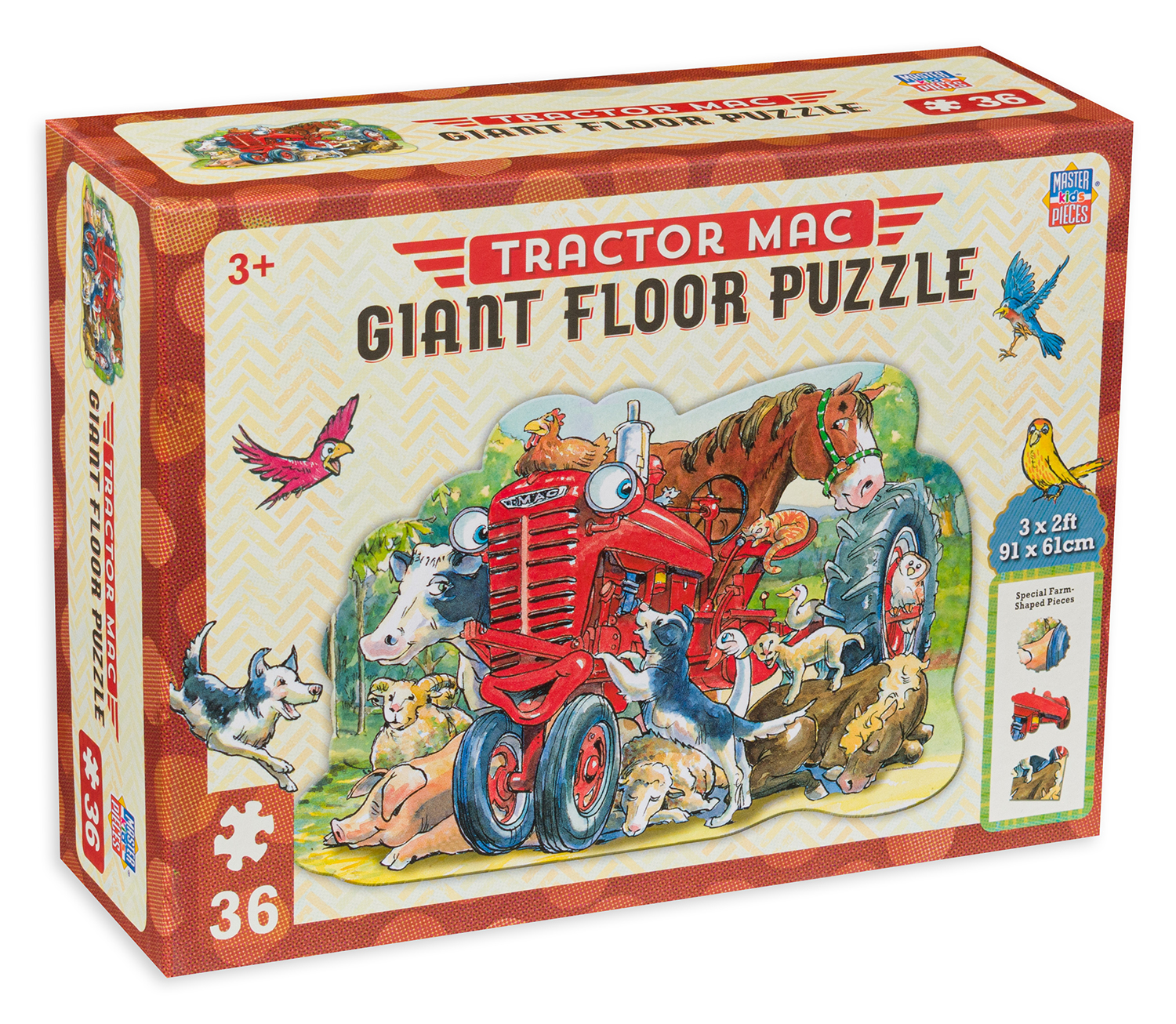 Пъзел за под Master Pieces от 36 части - Фермата