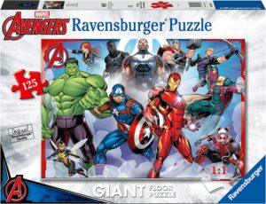 Пъзел за под Ravensburger от 125 части - Отмъстителите