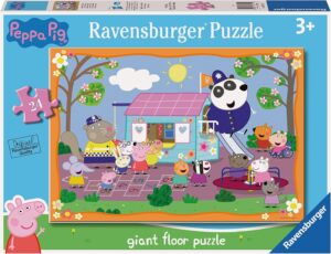Пъзел за под Ravensburger от 24 части - Клубът за игра на Пепа и нейните приятели