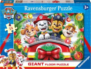 Пъзел за под Ravensburger от 24 части - Коледата на Пес Патрул