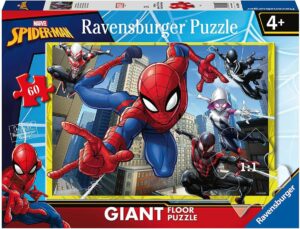 Пъзел за под Ravensburger от 60 части - Спайдърмен