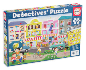 Пъзел-загадка Educa от 50 части - Детективи в града
