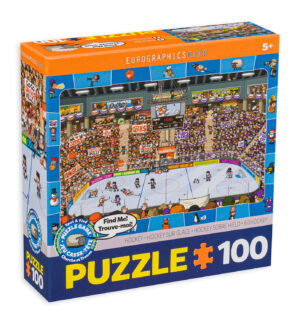 Пъзел-загадка Eurographics от 100 части - Хокей