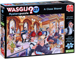 Пъзел-загадка Jumbo от 1000 части - Бръснене отблизо!