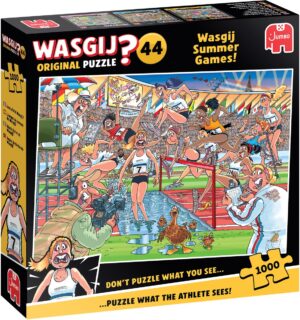 Пъзел-загадка Jumbo от 1000 части - Летни игри
