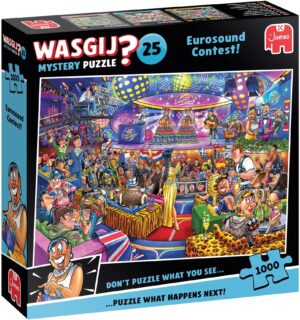 Пъзел-загадка Jumbo от 1000 части - Музикален конкурс Eurosound