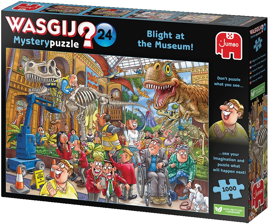 Пъзел-загадка Jumbo от 1000 части - Посещение в музея