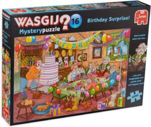 Пъзел-загадка Jumbo от 1000 части - Рожден ден