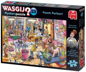 Пъзел-загадка Jumbo от 1000 части - С грижа за животните