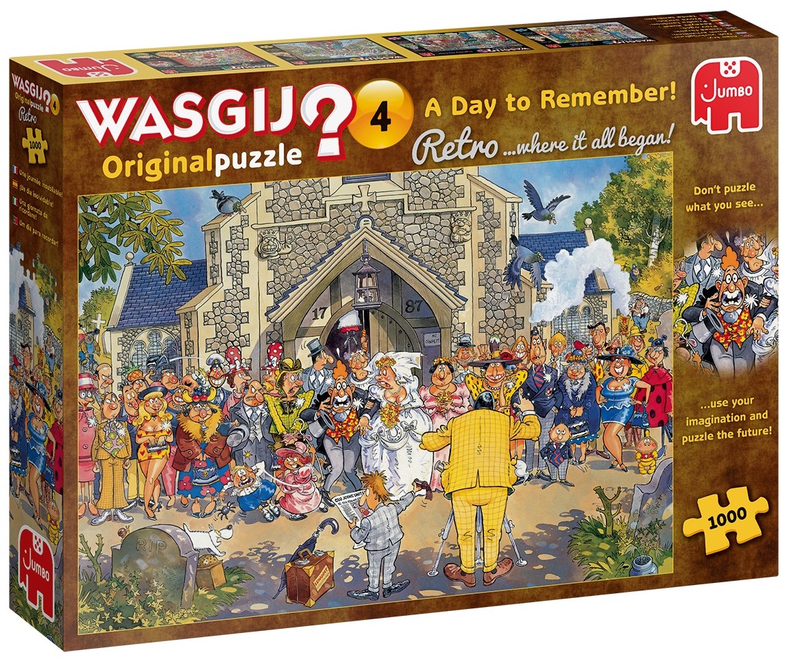 Пъзел-загадка Jumbo от 1000 части - Специален ден