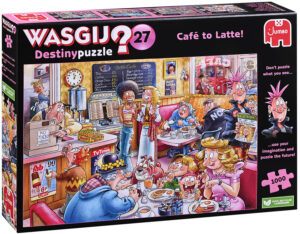 Пъзел-загадка Jumbo от 1000 части - В кафенето