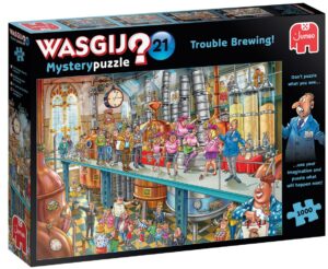 Пъзел-загадка Jumbo от 1000 части - Всички на едно място