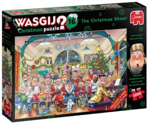 Пъзел-загадка Jumbo от 2 x 1000 части - Коледни моменти