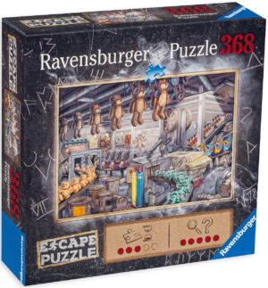Пъзел-загадка Ravensburger от 368 части - Фабрика за играчки