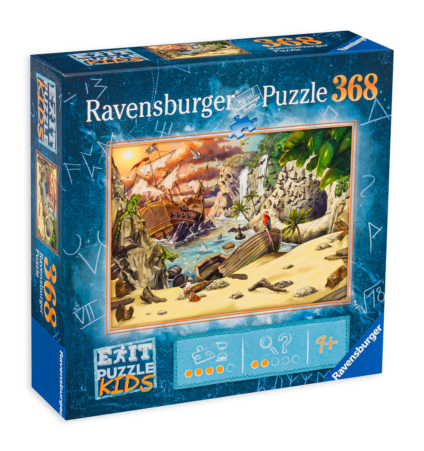 Пъзел-загадка Ravensburger от 368 части - Пиратско приключение