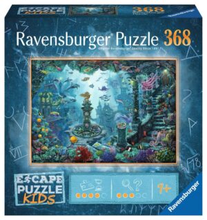 Пъзел-загадка Ravensburger от 368 части - Подводно царство