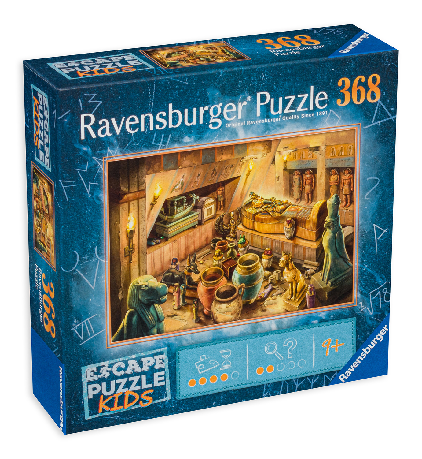 Пъзел-загадка Ravensburger от 368 части - В древен Египет