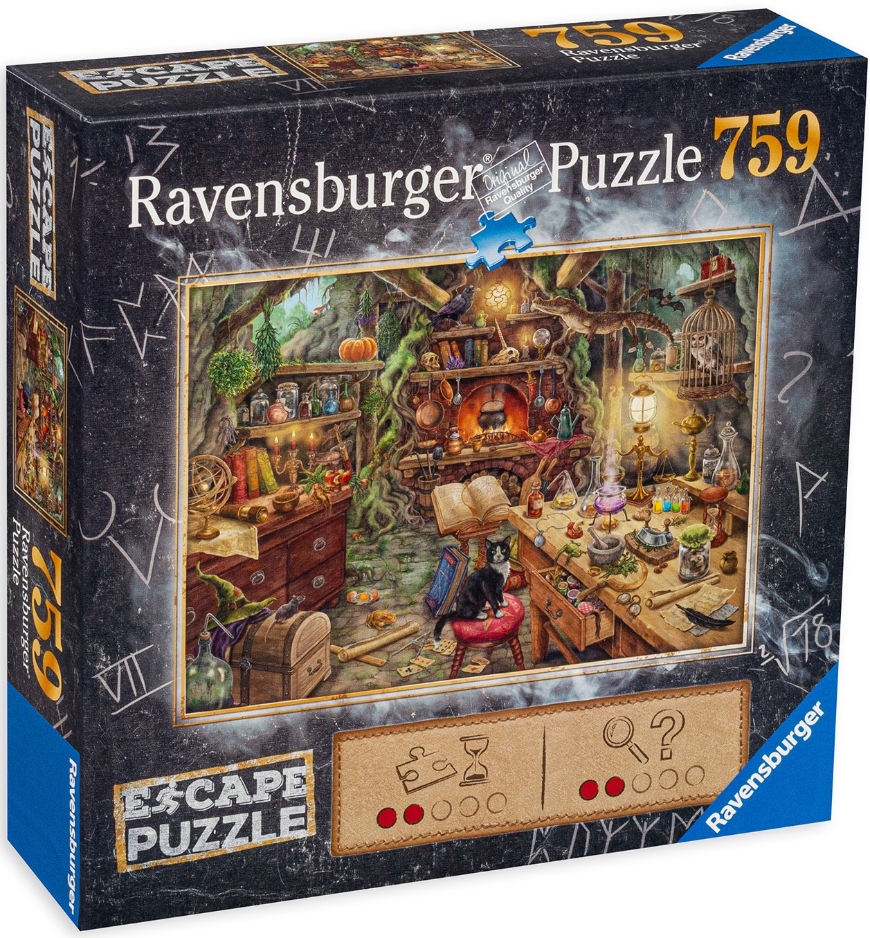 Пъзел-загадка Ravensburger от 759 части - Кухнята на вещицата