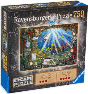 Пъзел-загадка Ravensburger от 759 части - Подводница