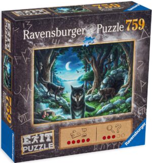Пъзел-загадка Ravensburger от 759 части - Вълкът