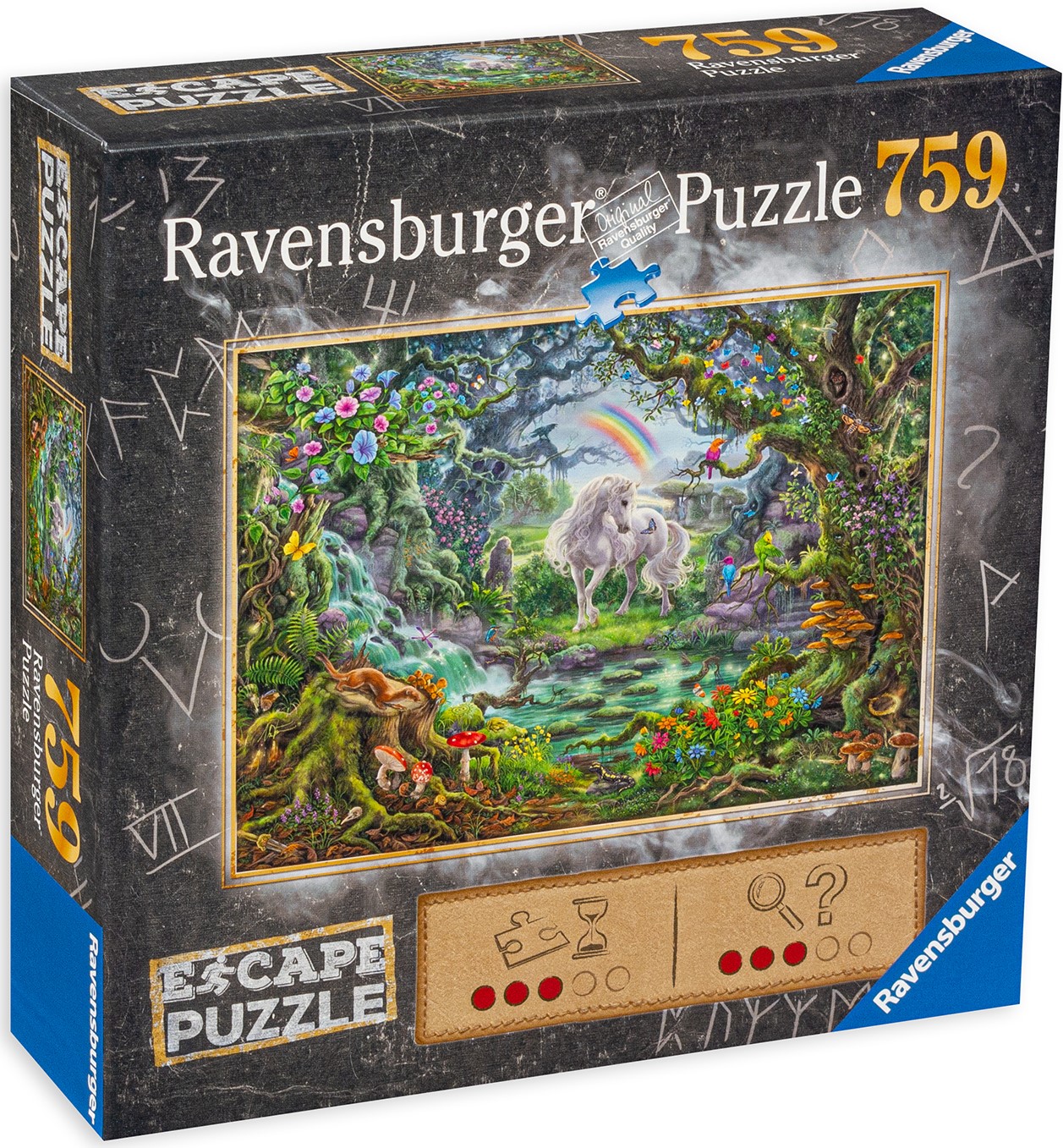 Пъзел-загадка Ravensburger от 759 части - Вълшебната гора