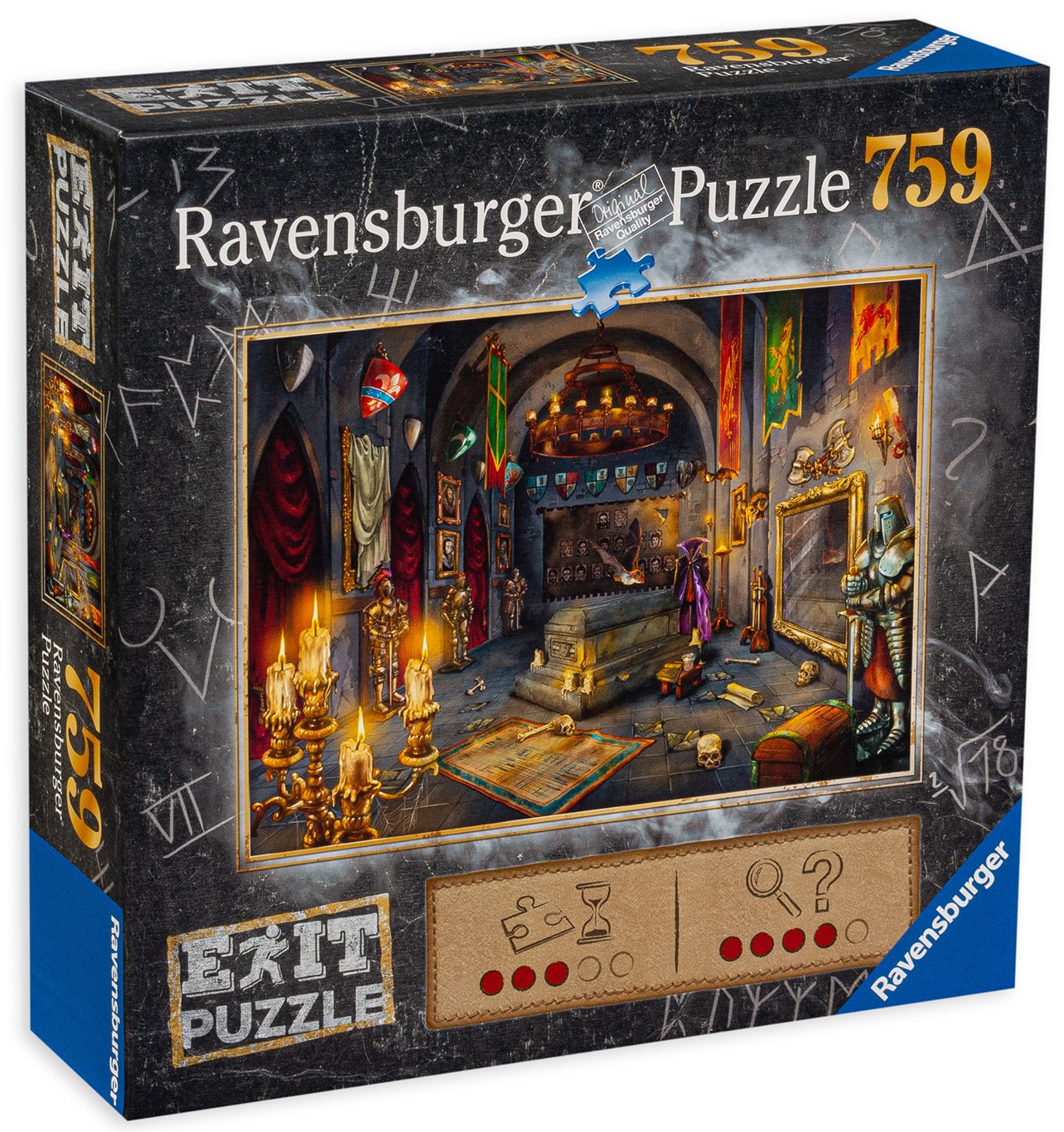Пъзел-загадка Ravensburger от 759 части - Замъкът на вампира