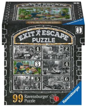 Пъзел-загадка Ravensburger от 99 части - В зимната градина