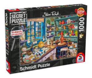 Пъзел-загадка Schmidt от 1000 части - Ателието на артиста, Стив Рийд