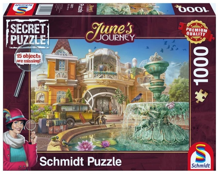 Пъзел-загадка Schmidt от 1000 части - Приключението на Джейн