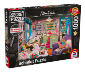 Пъзел-загадка Schmidt от 1000 части - Стаята с вкусотиите на баба, Стив Рийд