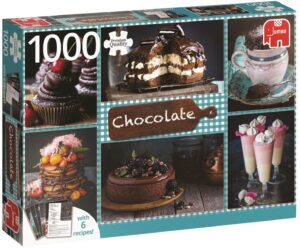 Пъзел Jumbo от 1000 части - Шоколад, с 6 рецепти