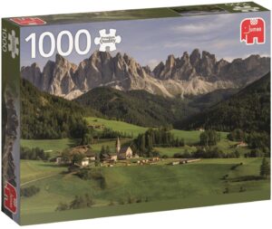 Пъзел Jumbo от 1000 части - Доломитите, Италия