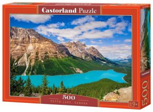 Пъзел Castorland от 500 части - Езерото Пейто, Канада