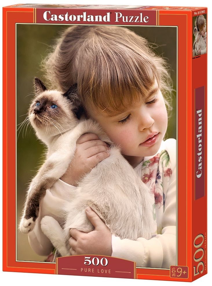 Пъзел Castorland от 500 части - Чиста любов