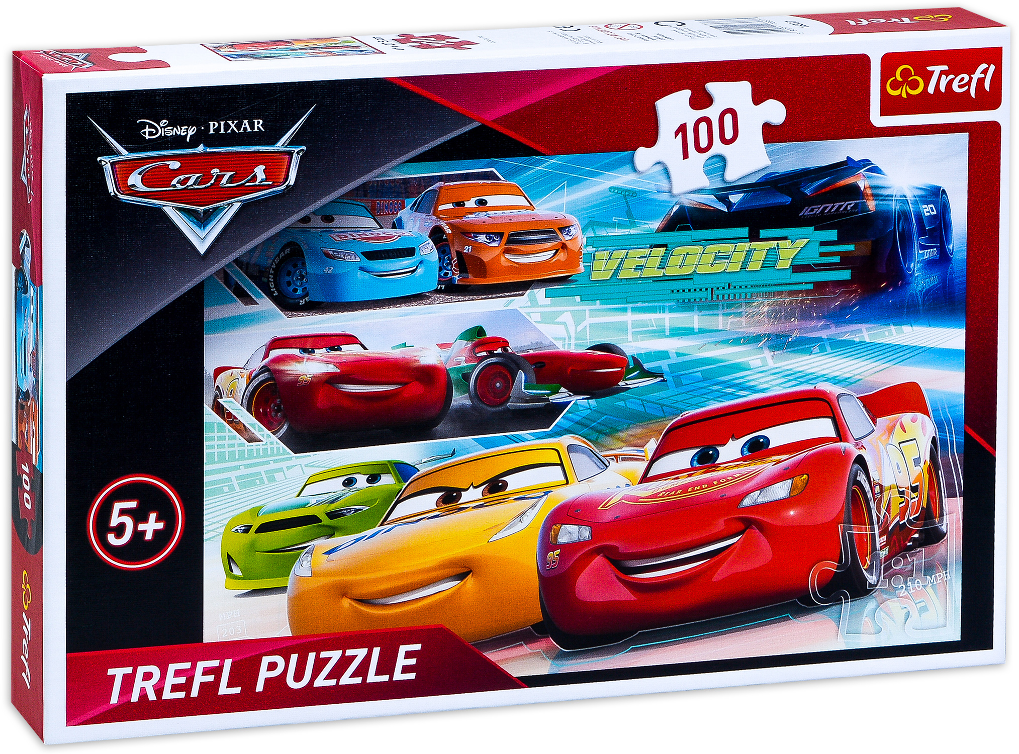 Пъзел Trefl от 100 части - Колите, Героите на състезанието