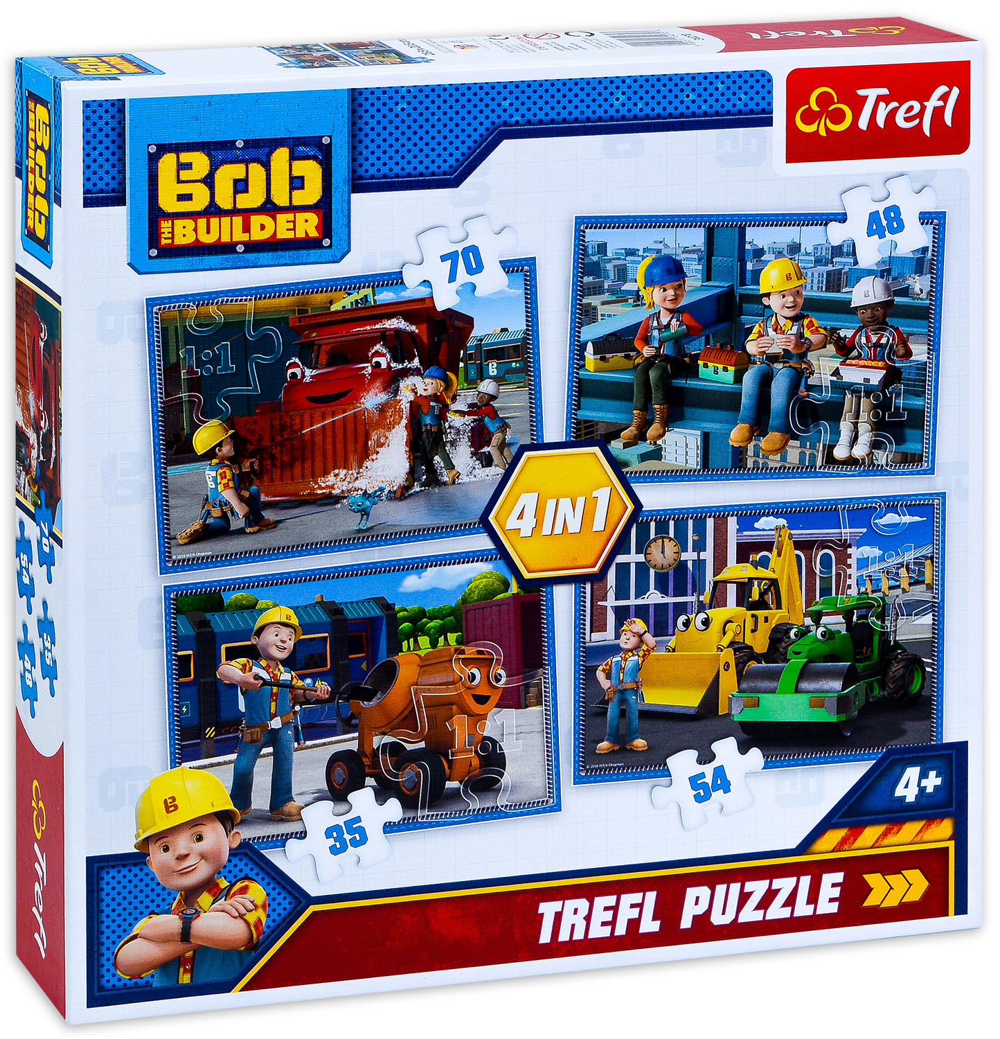 Пъзел Trefl 4 в 1 - Натоварен ден