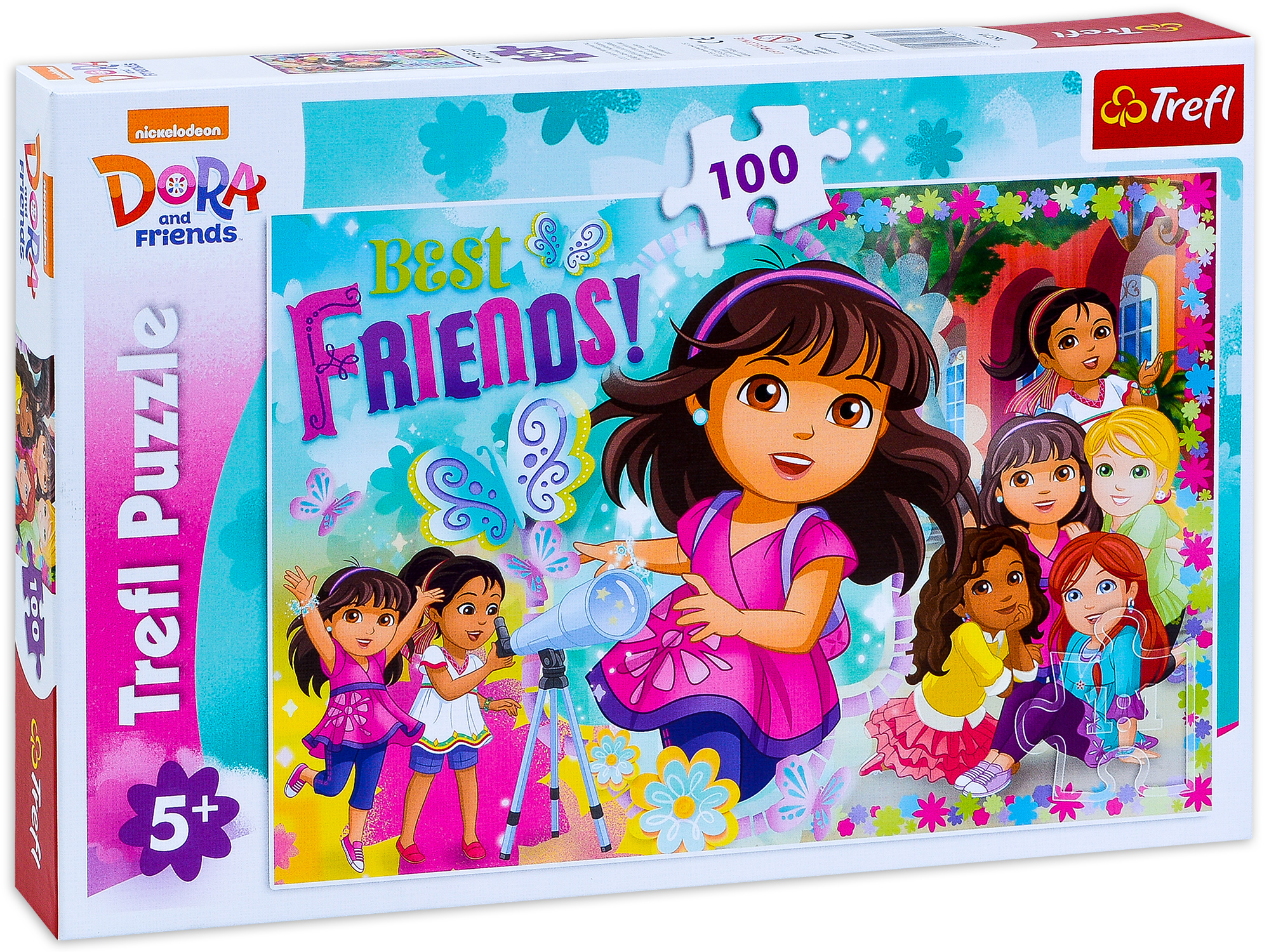 Пъзел Trefl от 100 части - Дора Изследователктата, Приключението предстои