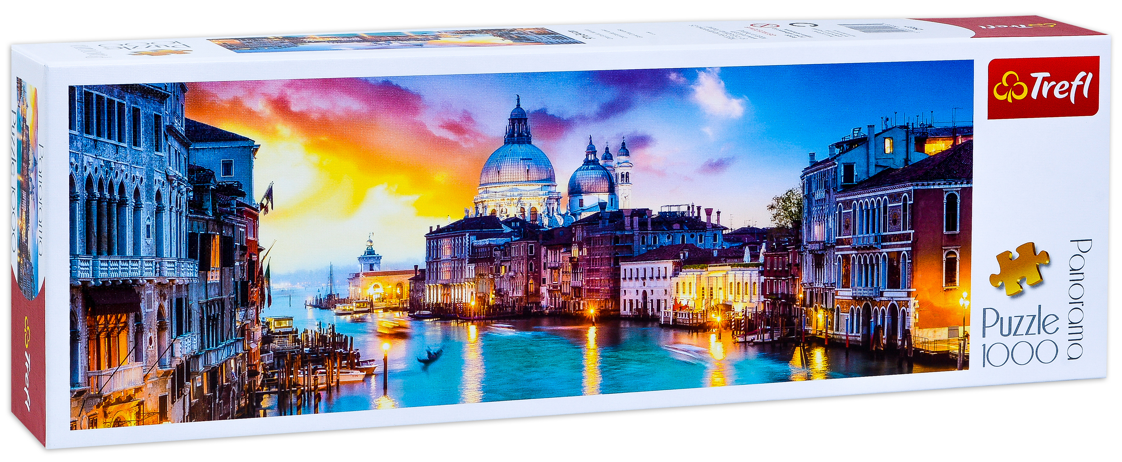 Панорамен пъзел Trefl от 1000 части - Канал Гранде, Венеция